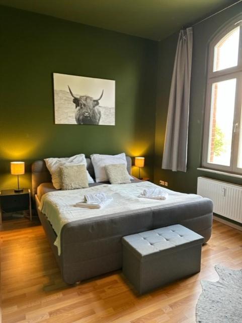 Stilvolles Appartement nahe der Elbe Magdeburg Exterior foto